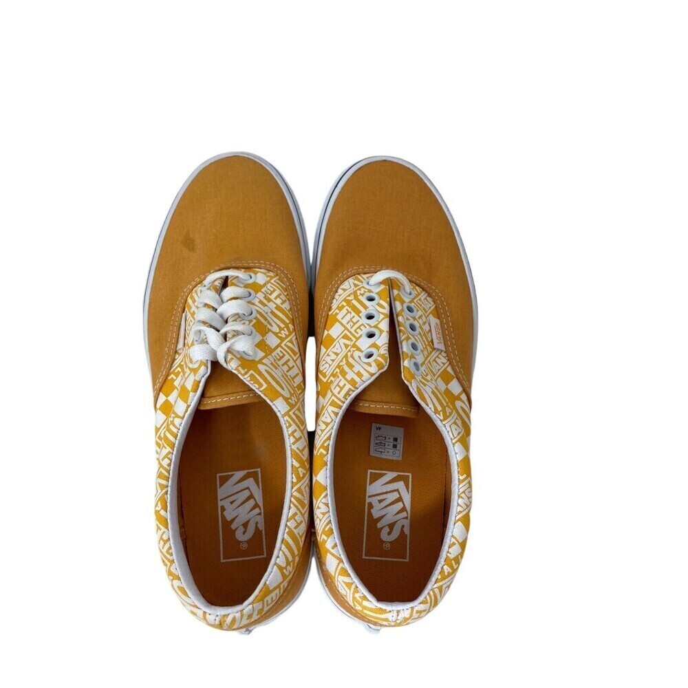 Vans Sneakers Women's Size 10 Yellow Lace Up Skateboard Shoes - Picture 6 of 13
